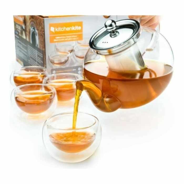 Kitchen Kite Glass Teapot Set